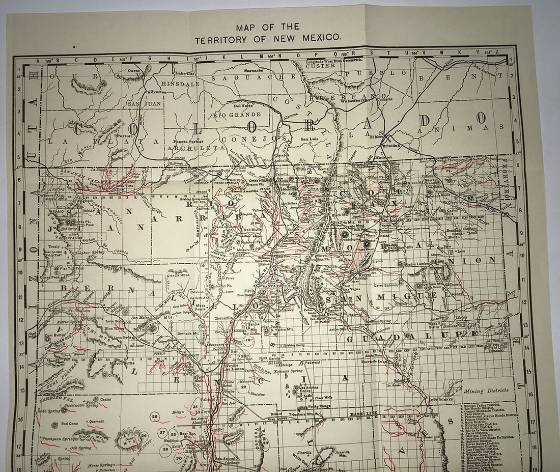 Map of the Territory of New Mexico - 2