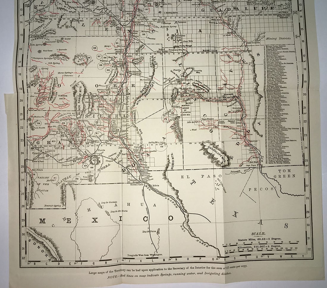 Map of the Territory of New Mexico - 3