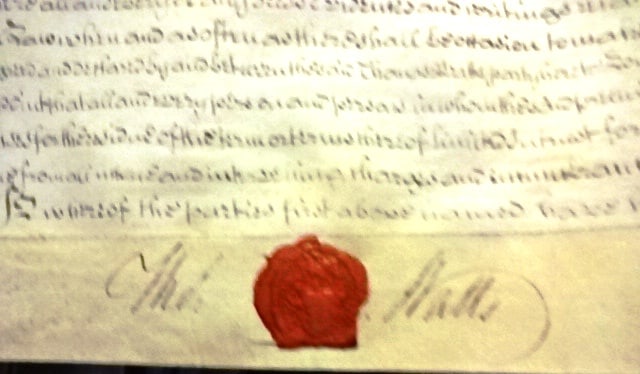 1783 Large English Vellum Indenture Three Red Wax Seals - 3