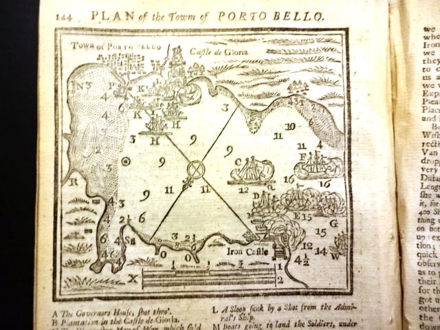 1740 Magazine Chart Havana Cuba (1 of 5)