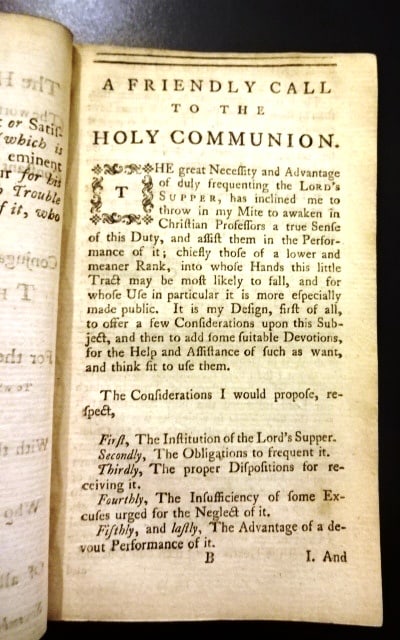 1770 A Friendly Call to the Holy Communion - 2
