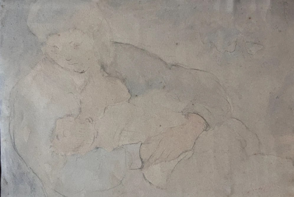 Jacobus Cornelis Wijnandus COSSAAR 1874-1966 - Drawing Antique Original - 2