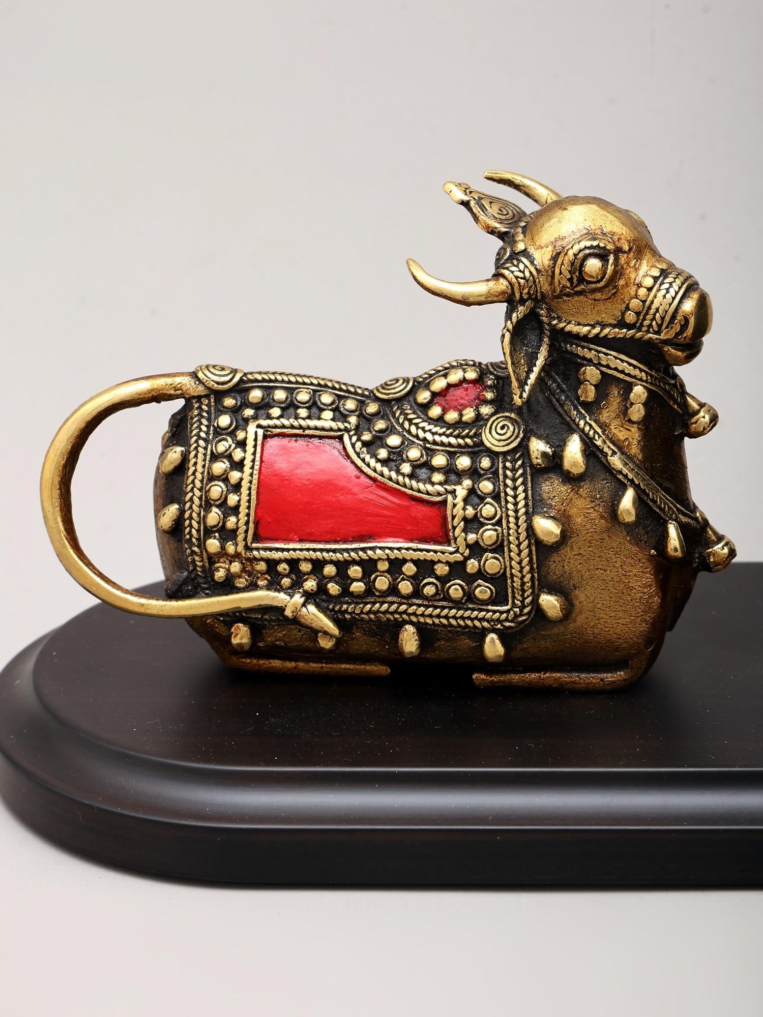 10" Nandi Shivalinga Statue - 2