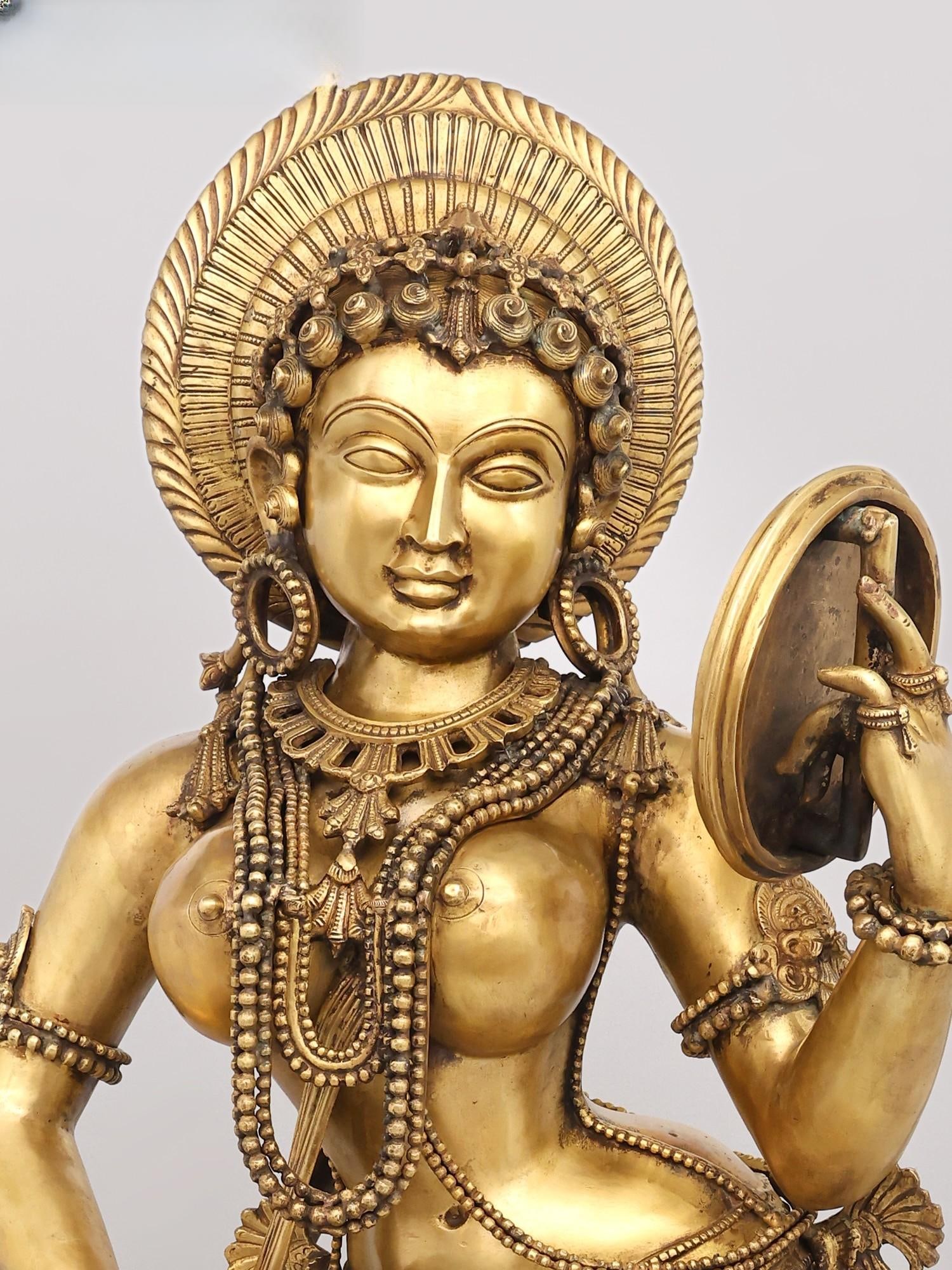 Darpana Sundari (Mirror Lady) | Hoysala Bronze - 2