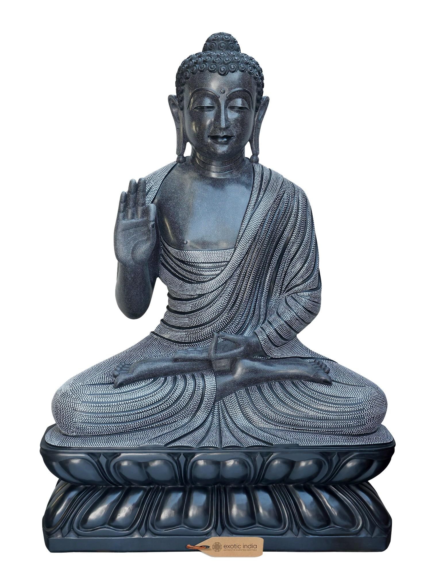 72" Grand Gautam Buddha Sculpture - Symbol of Peace & Enlightenment | Shipped by Sea Overseas (1 of 2)