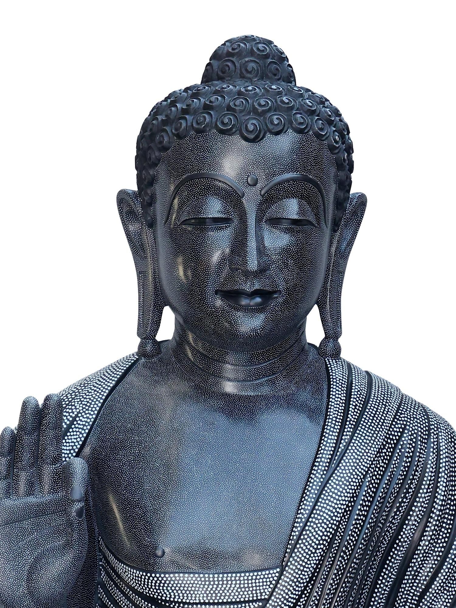 72" Grand Gautam Buddha Sculpture - Symbol of Peace & Enlightenment | Shipped by Sea Overseas - 2
