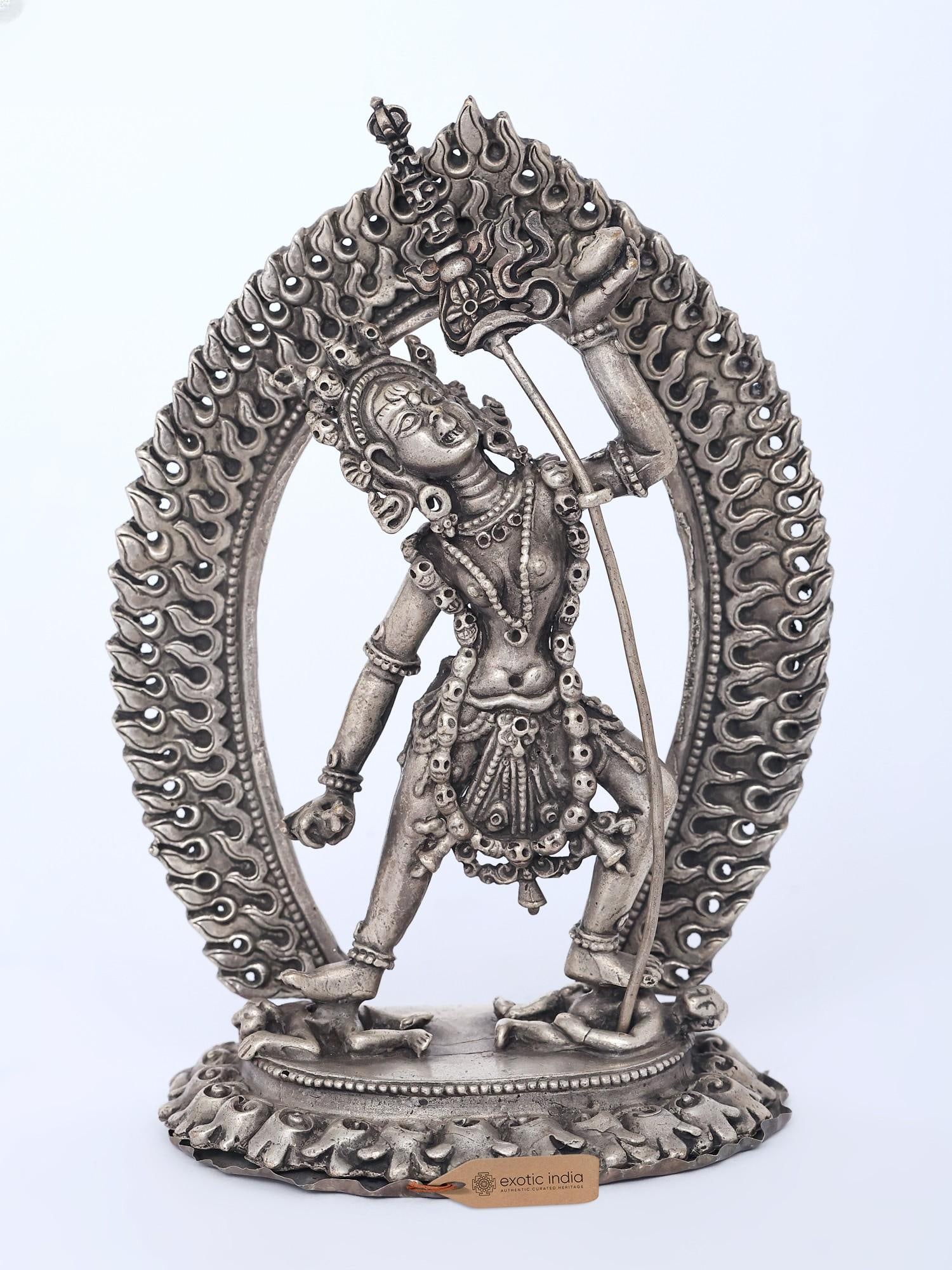 5" Small Vajrayogini - Tibetan Buddhist Deity | Copper Statue (1 of 2)
