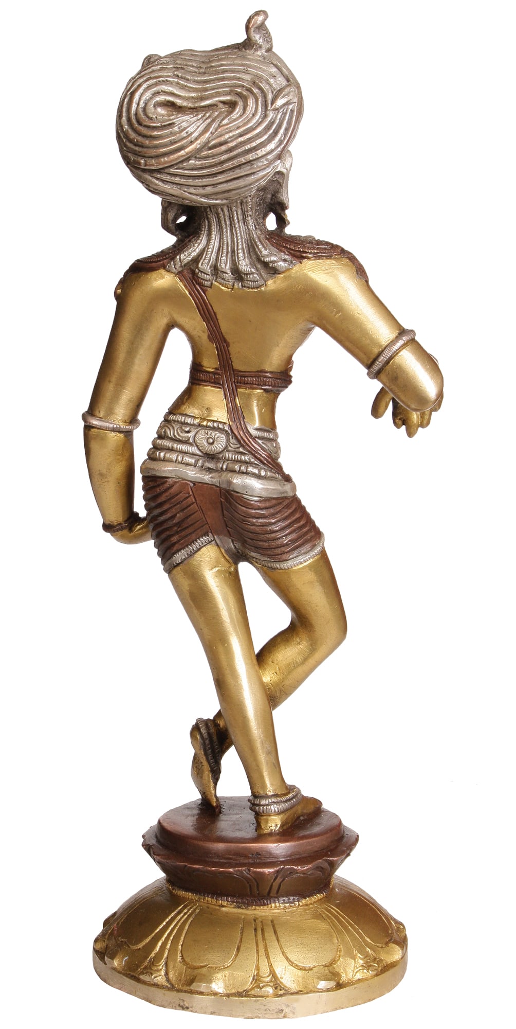 11" Katyavalambitamurti Shiva In Brass | Handmade | Made In India - 2