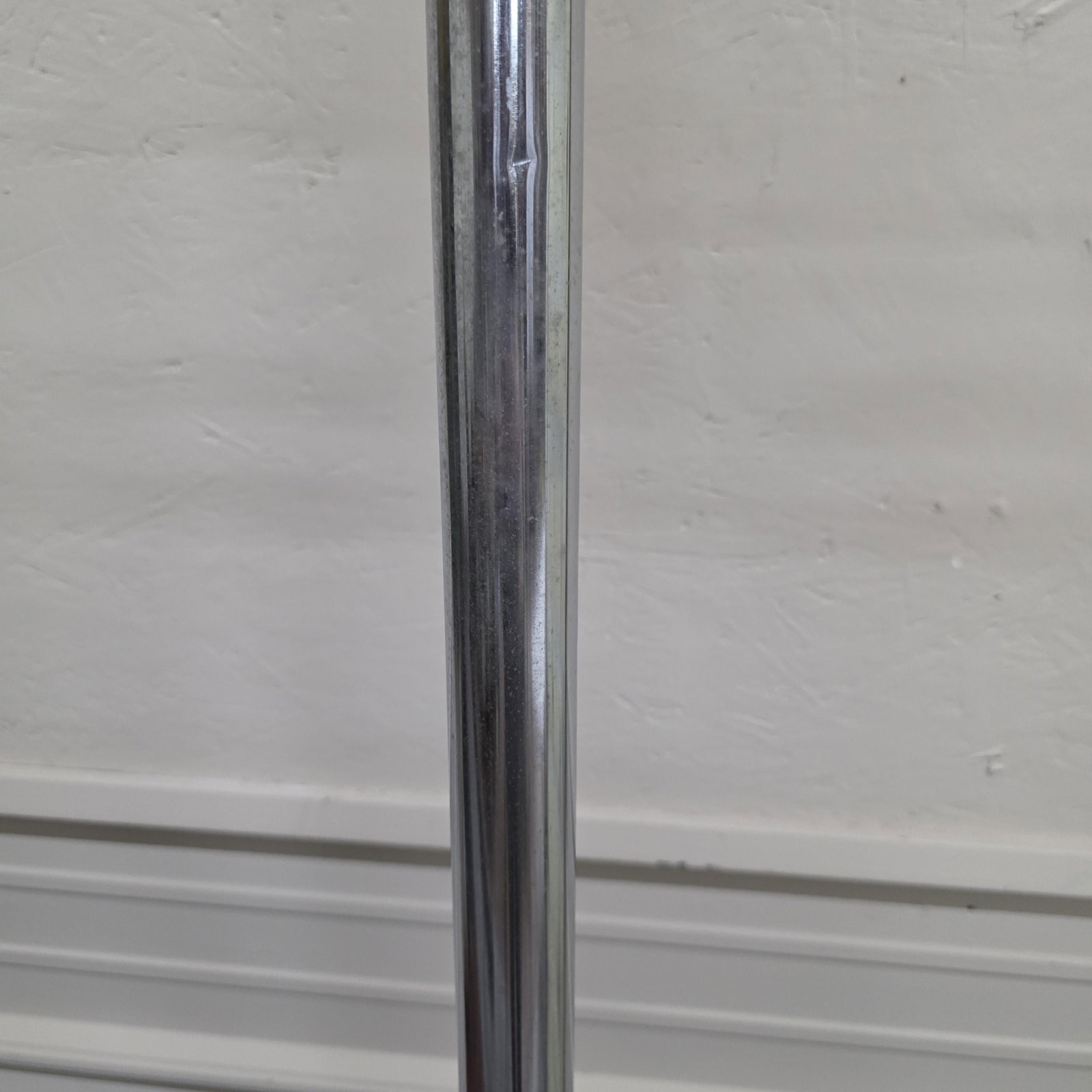 Vintage Chrome Coat Rack Free Standing Rotating, Heavy Industrial Loft Modern Entryway Organizer - 10