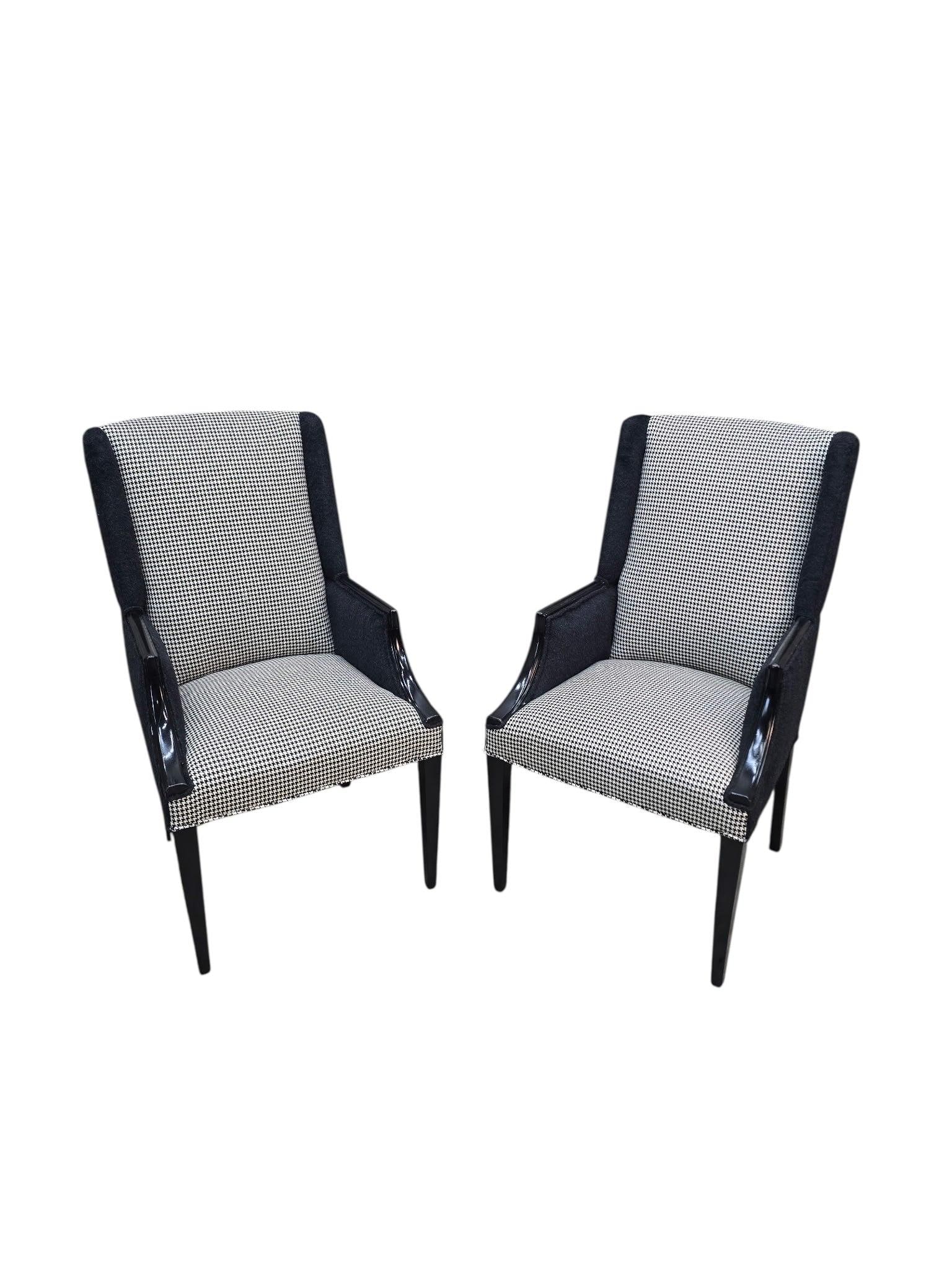 Vintage Lounge Chairs Newly Reupholstered - Pair - 3