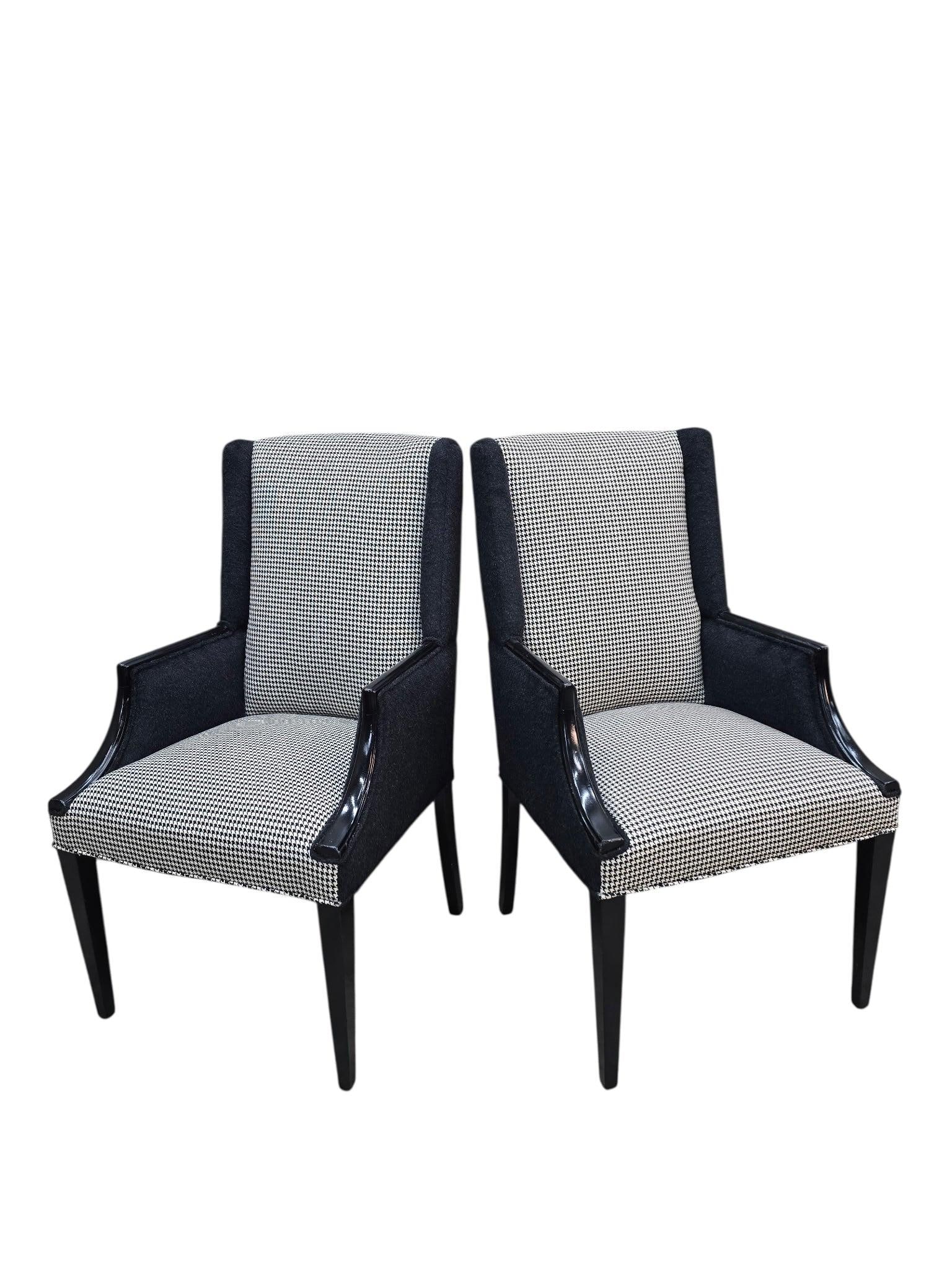 Vintage Lounge Chairs Newly Reupholstered - Pair - 6