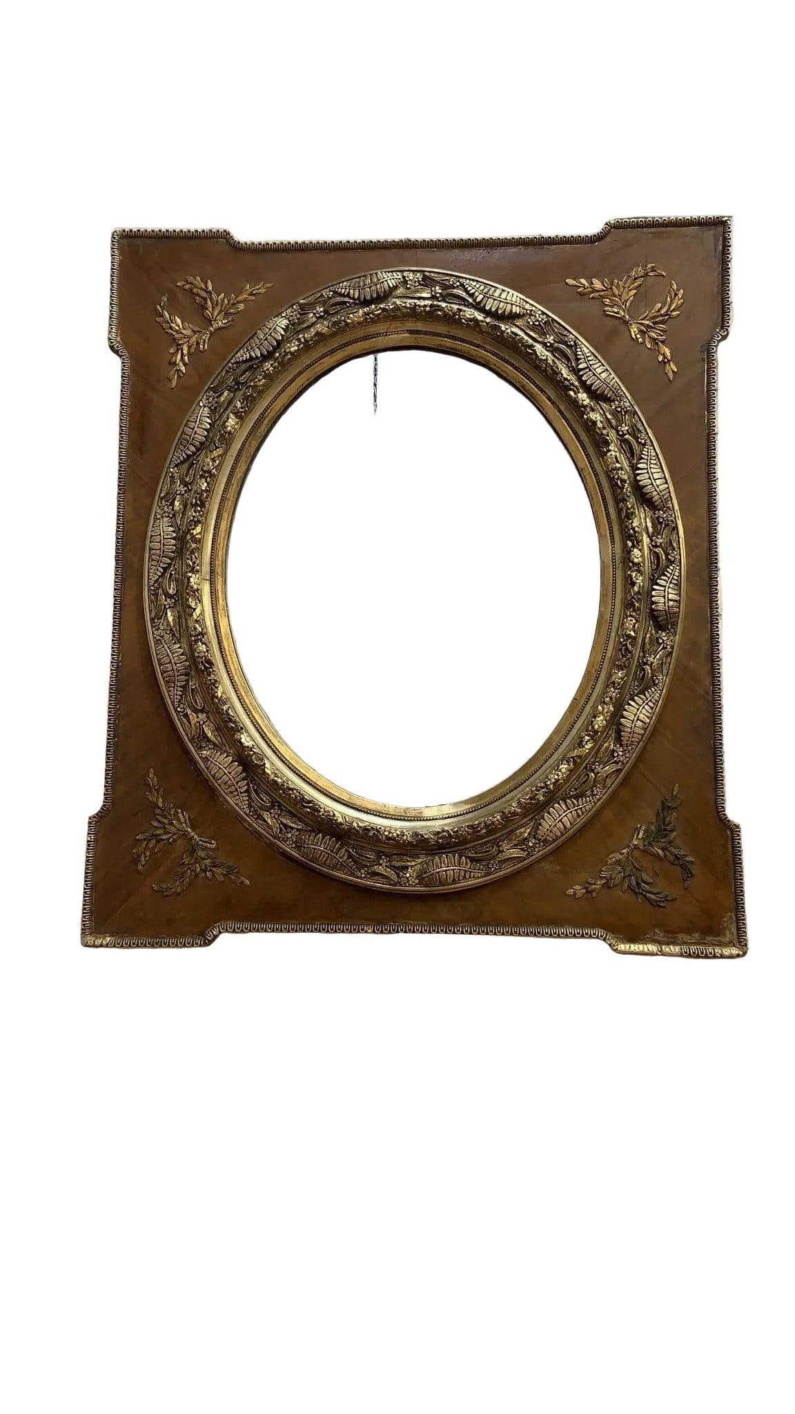 Antique French Napoleon III Style Wall Mirror - 7
