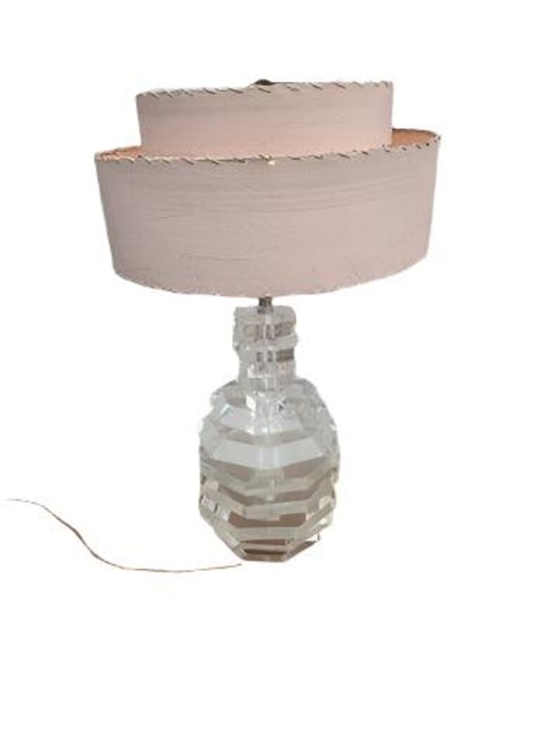 MCM Lucite Table Lamp (1 of 4)
