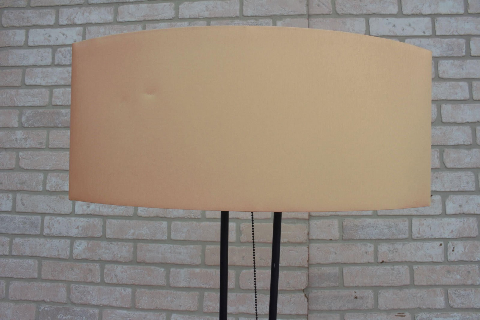 Mid Century Modern Black Iron Floor Lamp with Shade - 5