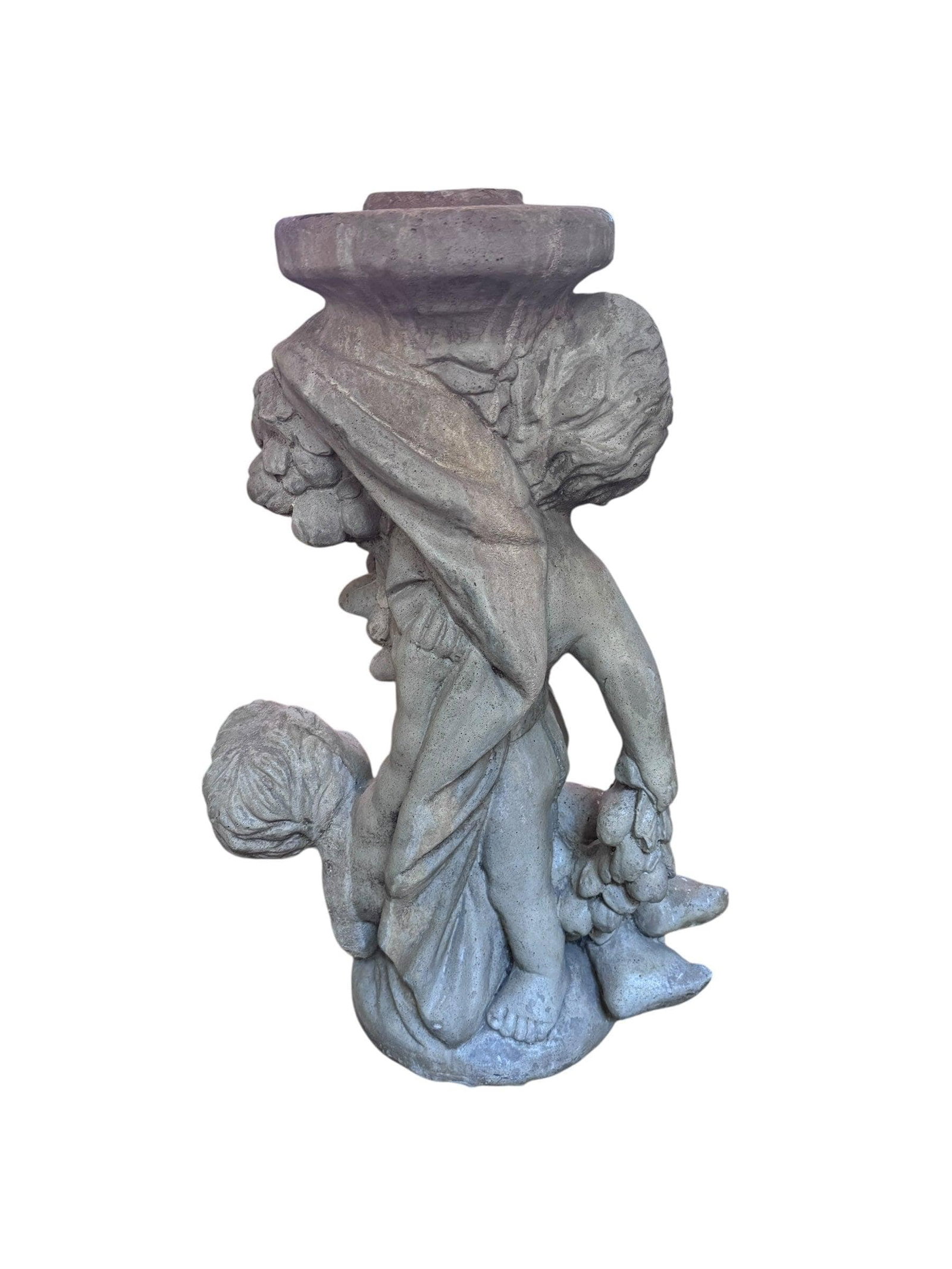 Vintage Neoclassical Style Cherub/Putti Garden Sculpture - 6