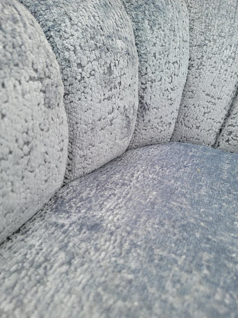 MCM Channel Back Swivel Lounge Chairs Newly Reupholstered - 8