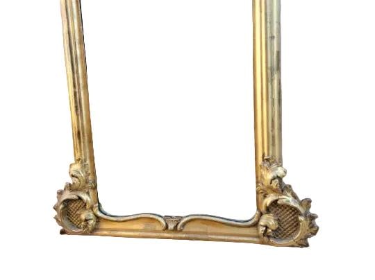 Antique Italian Rococo Style Ornate Mirror - 6