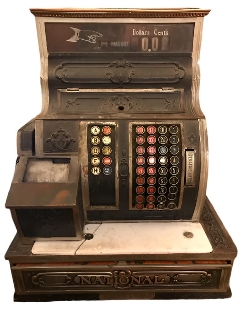Antique NCR National Cash Register Model 1064 G (1 of 6)