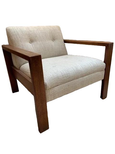 Vintage W.H. Gunlocke Chair Company Chair Newly Reupholstered - 4