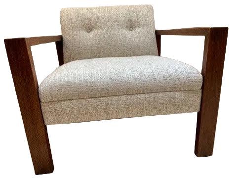 Vintage W.H. Gunlocke Chair Company Chair Newly Reupholstered - 6