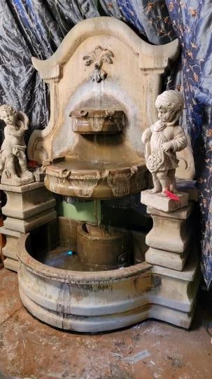 Antique Tuscan Stone Fountain - 7