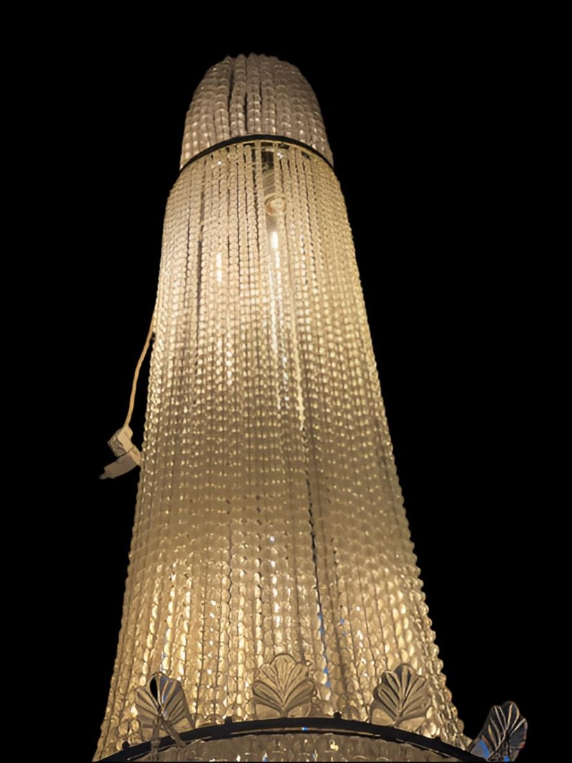 Antique French Baccarat Style Chandelier - 6