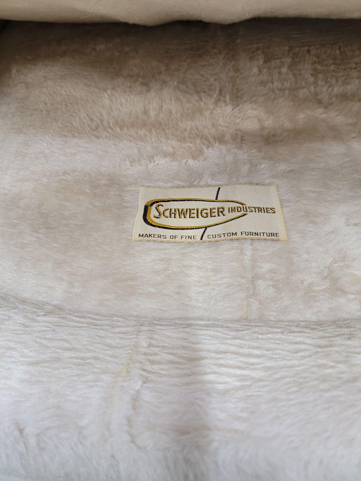 MCM Schweiger Industries Cream Teddy Bear 2 Lounge Chairs - 6