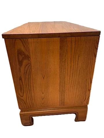 Vintage Chinoiserie Style Bedside Chest by Davis Cabinet Co - Pair - 8