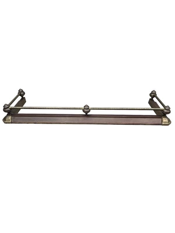 MCM Victorian Revival Style Fireplace Fender by Decorative Crafts Inc - 5