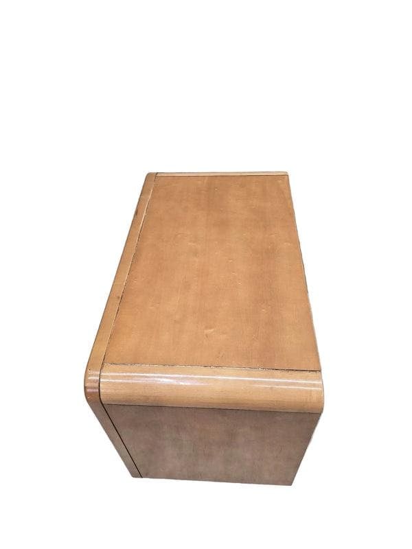 MCM Walnut 3 Drawer Chest/Nightstand by American of Martinsville - 4
