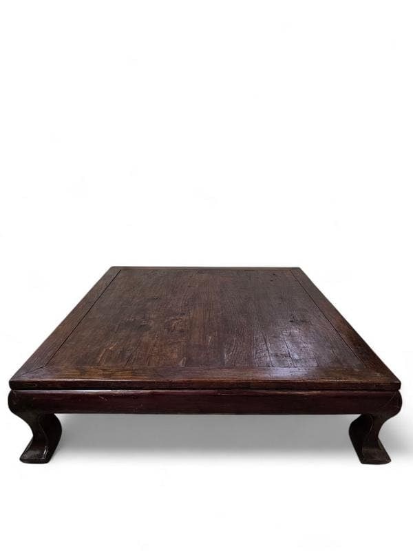 Antique Shanxi Province Elm Oversized Coffee Table - 2