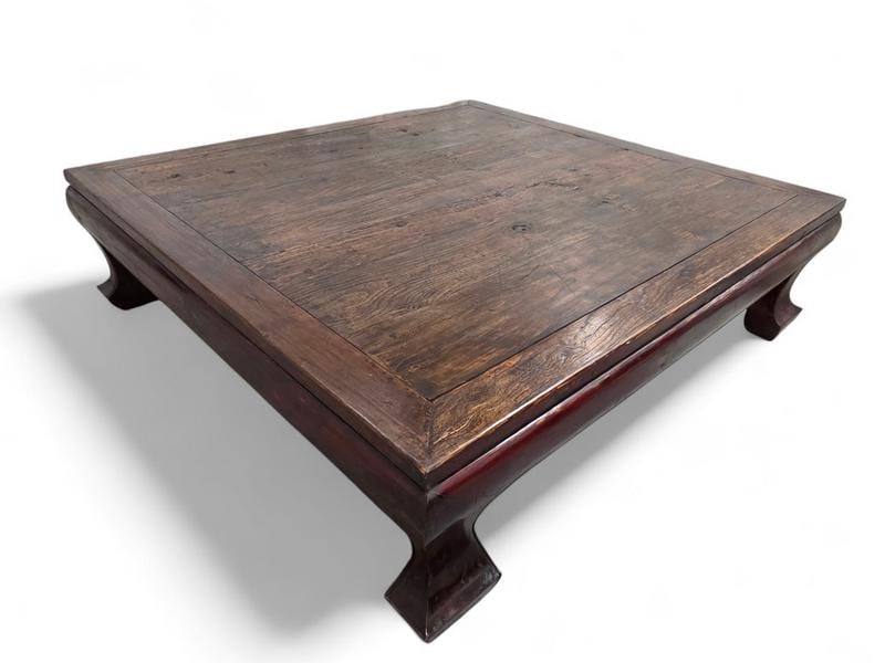 Antique Shanxi Province Elm Oversized Coffee Table - 6