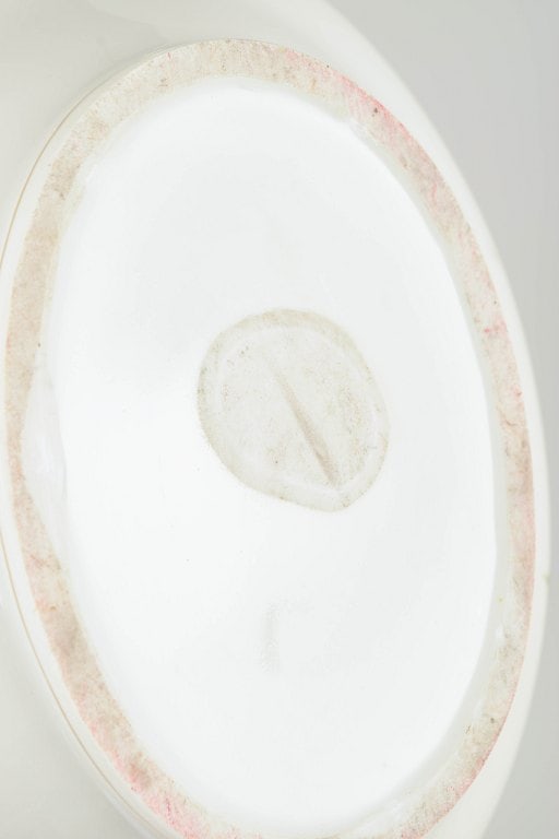 Meissen, Germany Large lidded porcelain tureen with polychrome floral decoration, Saxon flower. - 4