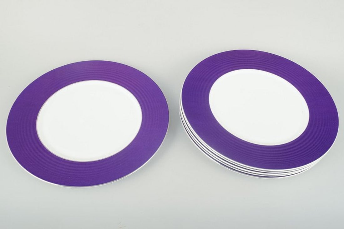 Gordon Ramsay for Royal Doulton, England. Six large dinner plates in porcelain. Late 20th century / - 2