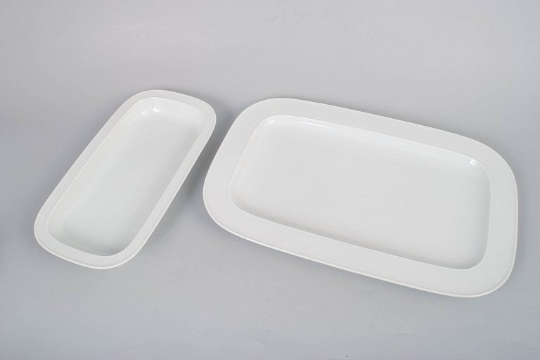 Tapio Wirkkala for Rosenthal Studio-Line, Germany. Set of two porcelain serving dishes minimalist - 2