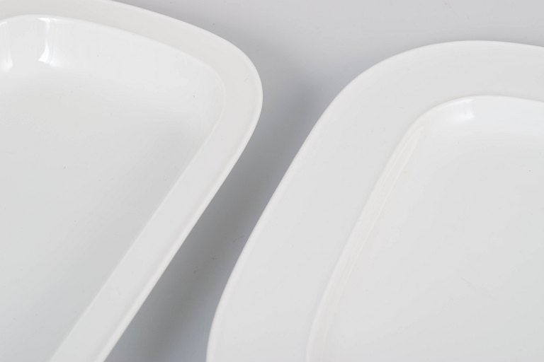 Tapio Wirkkala for Rosenthal Studio-Line, Germany. Set of two porcelain serving dishes minimalist - 3