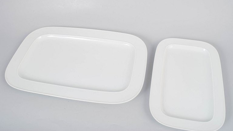Tapio Wirkkala for Rosenthal Studio-Line, Germany. Set of two porcelain serving dishes with - 2
