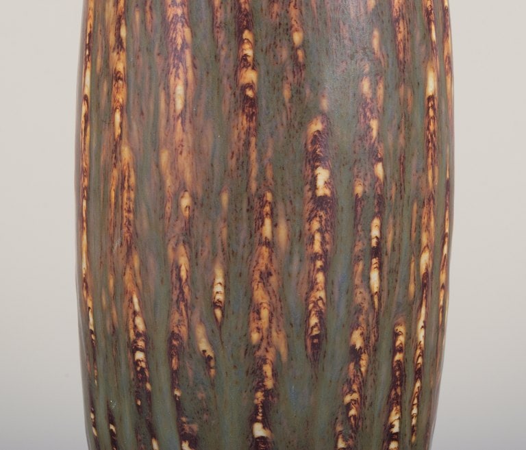 Gunnar Nylund for Rörstrand, ceramic vase with birch glaze. - 5