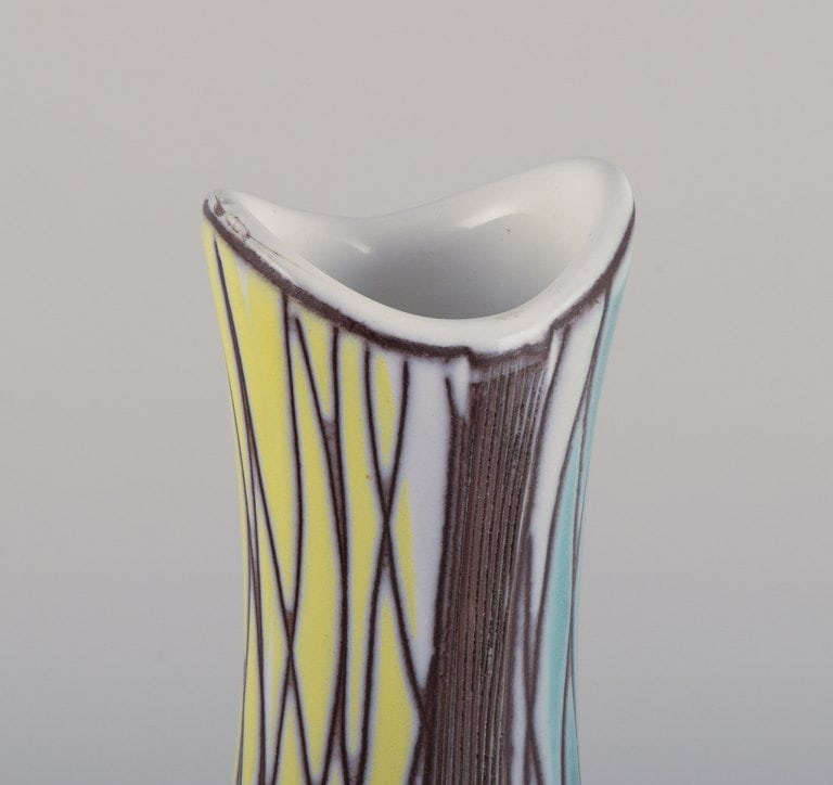 Mari Simmulson for Upsala Ekeby, Sweden. Ceramic vase with abstract motifs. - 5