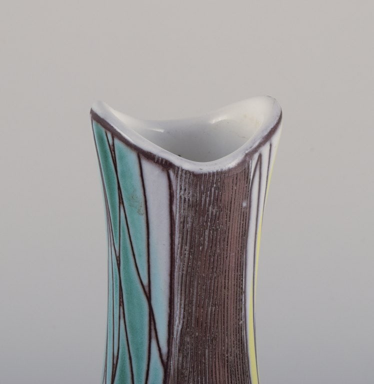 Mari Simmulson for Upsala Ekeby, Sweden. Ceramic vase with abstract motifs. - 6