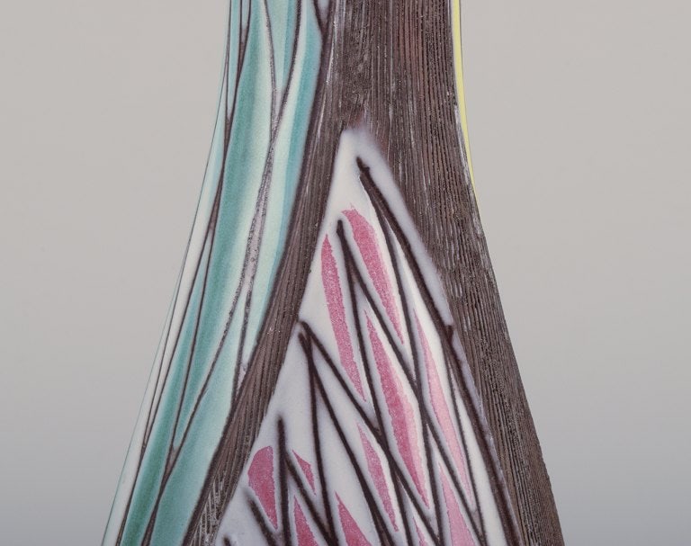 Mari Simmulson for Upsala Ekeby, Sweden. Ceramic vase with abstract motifs. - 7