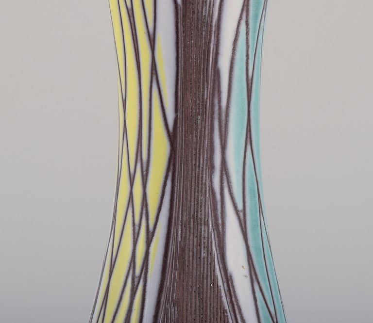 Mari Simmulson for Upsala Ekeby, Sweden. Ceramic vase with abstract motifs. - 8