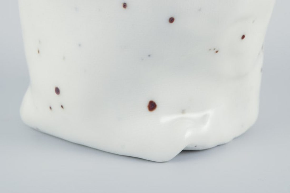 Royal Copenhagen. Unique ceramic vase. Ca. 1980s - 6