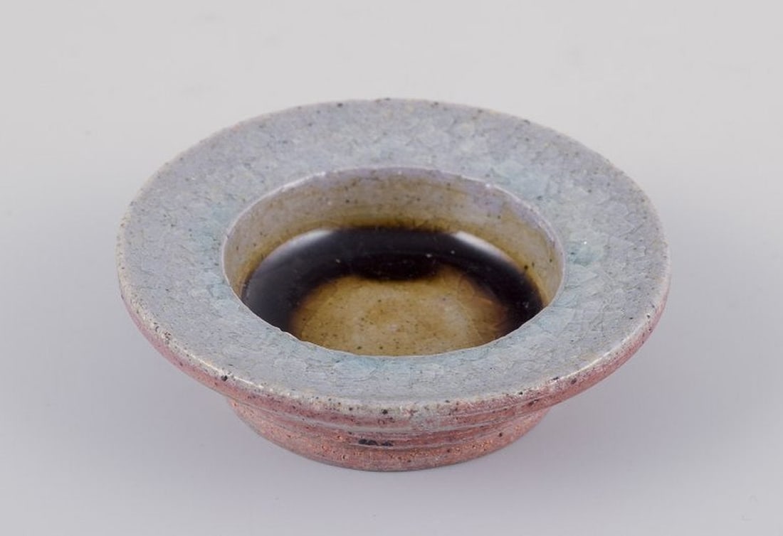 Nils Kähler for Kähler, Denmark. A set of six small stoneware bowls in various colors. - 5