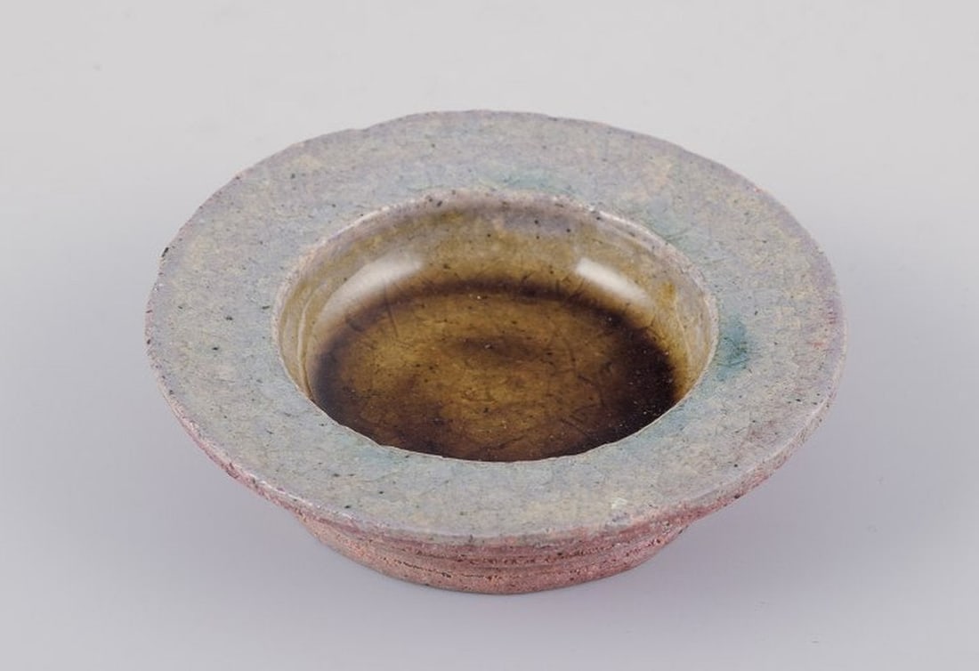 Nils Kähler for Kähler, Denmark. A set of six small stoneware bowls in various colors. - 6
