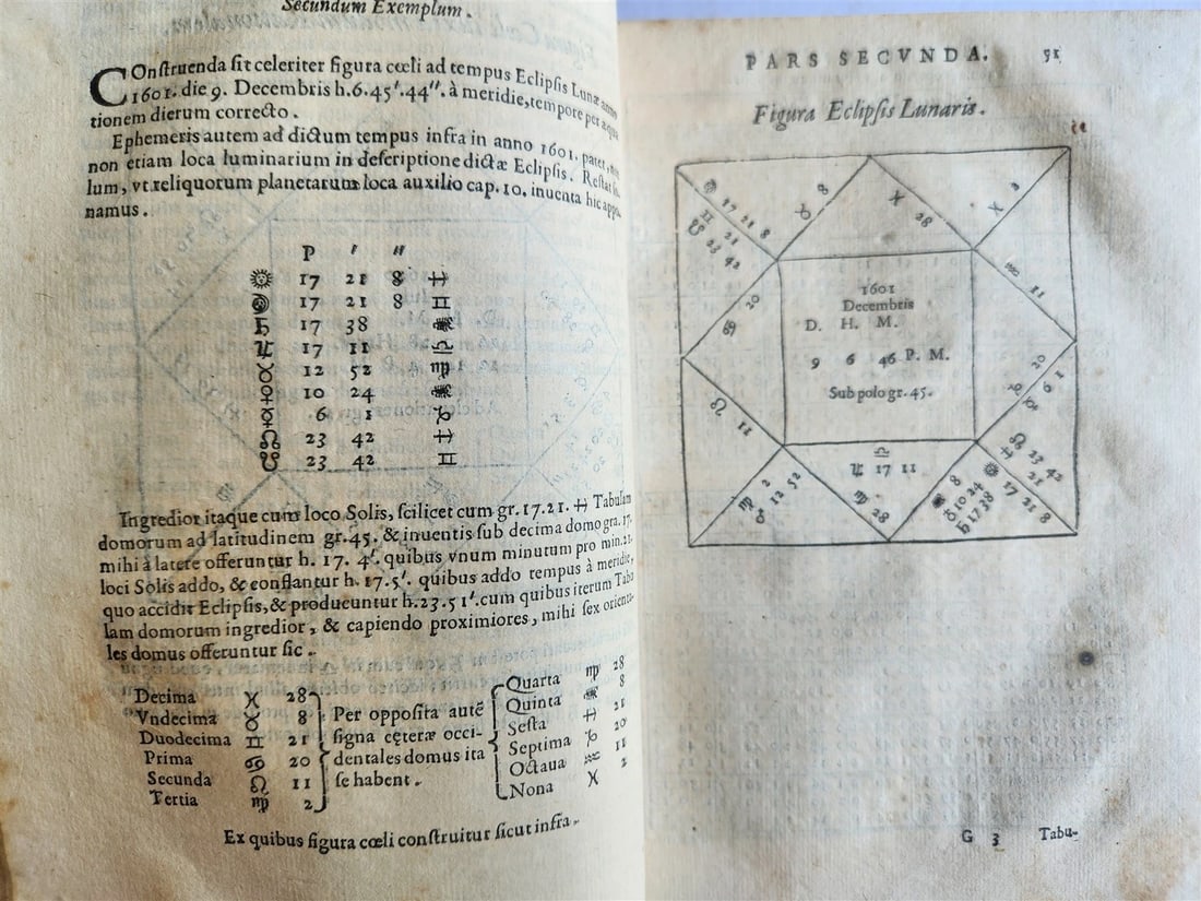 1616 Ephemerides Coelestium Motuum ANTIQUE astronomy astrology Giovanni Magini - 7