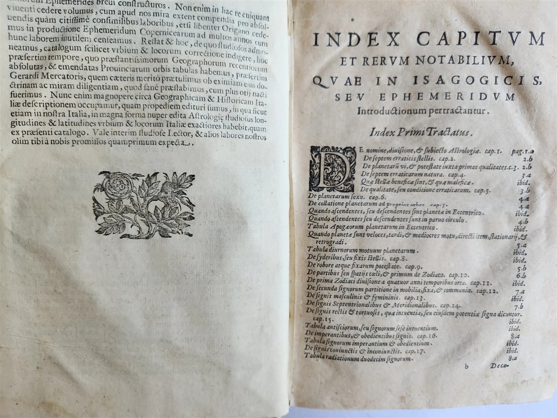1616 Ephemerides Coelestium Motuum ANTIQUE astronomy astrology Giovanni Magini - 9