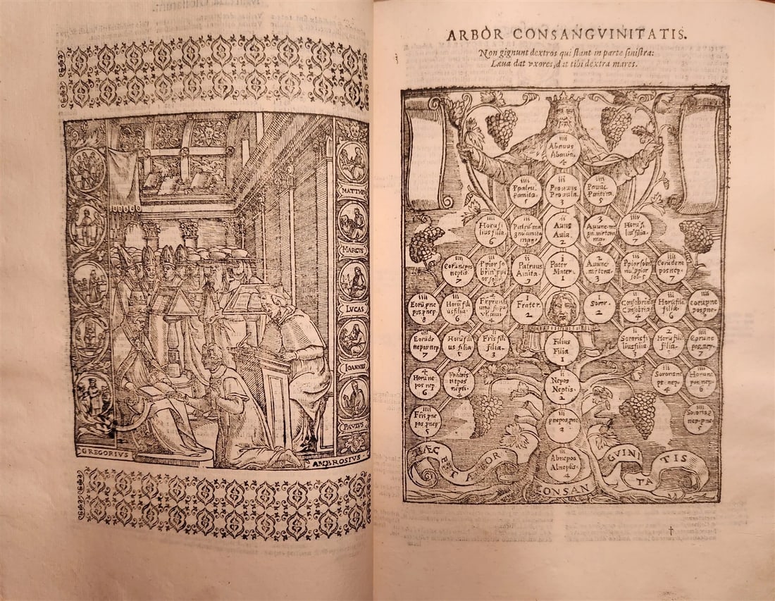 1591 DECRETALS of Pope Gregory IX antique 16th CENTURY (1 of 11)