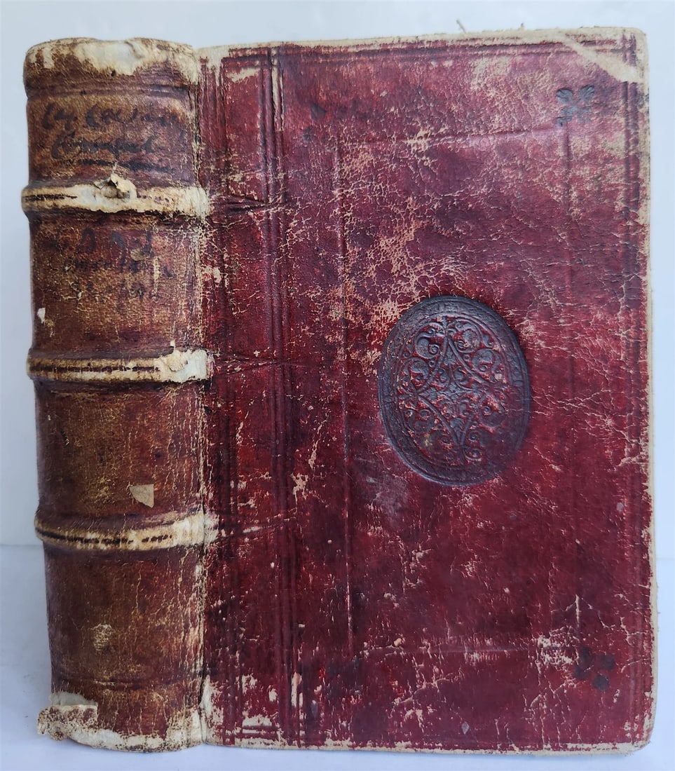 1581 JULIUS CAESAR ILLUSTRATED antique ORIGINAL 16th CENTURY BINDING - 2