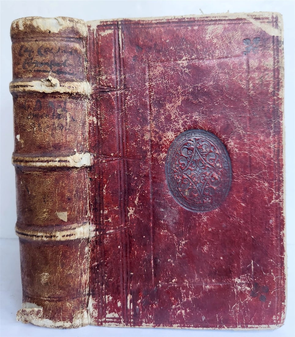 1581 JULIUS CAESAR ILLUSTRATED antique ORIGINAL 16th CENTURY BINDING - 3